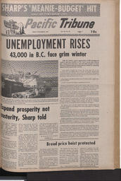   The Pacific Tribune - Friday, December 8, 1967   , page 1
