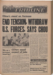   The Pacific Tribune - Friday, February 4, 1955   , page 1