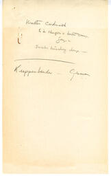 Investigation note by Vance: [19--]