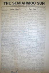 The Semiahmoo Sun, January 08, 1943 (Page 1)