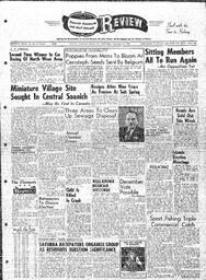 Saanich Peninsula And Gulf Islands Review Wed, November 14, 1962 (Page 1)