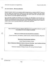   LE FRANCO-LIEN, 2006   , page 3