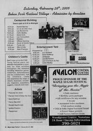   MAPLE SUGAR FESTIVAL DU SUCRE D'ÉRABLE, 2005   , page 10