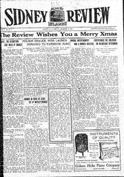 Sidney And Islands Review Fri, December 25, 1914 (Page 1)