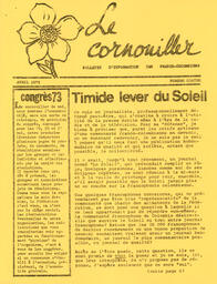   LE CORNOUILLER, 1973   , page 1