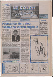 Le Soleil de Colombie, September 30, 1988, page 1