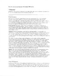 Chiasma Project Proposal