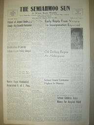 The Semiahmoo Sun and White Rock Weekly, March 01, 1956 (Page 1)