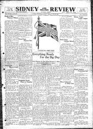 Sidney And Islands Review Thu, June 29, 1922 (Page 1)