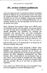   LA VOIX DES KOOTENAYS, 2009   , page 13