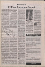 Le Soleil de Colombie-Britannique, July 23, 1993, page 3