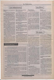 Le Soleil de Colombie, September 18, 1992, page 10