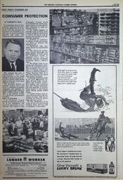   The Western Canadian Lumber Worker, Vol. XXXIII, No. 17, 2nd Issue Aug. 1966   , page 10