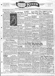 Saanich Peninsula And Gulf Islands Review Wed, October 26, 1955 (Page 1)