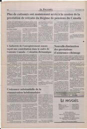 Le Soleil de Colombie-Britannique, September 22, 1995, page 8