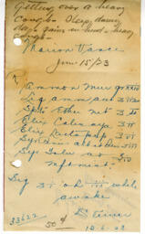 Cough formula for Marion Vance: 15-Jun-23