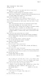 Wally Danes Interview Transcript