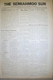 The Semiahmoo Sun, August 25, 1944 (Page 1)