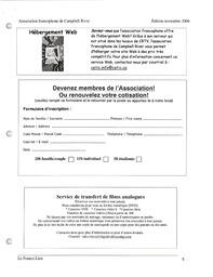   LE FRANCO-LIEN, 2006   , page 5