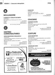   ANNUAIRE - FFCB, 2016   , page 22