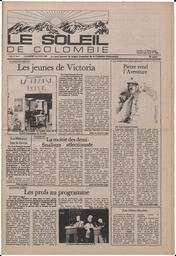 Le Soleil de Colombie, June 1, 1984, page 1
