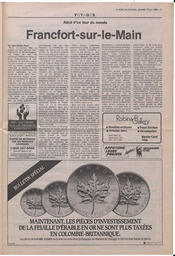 Le Soleil de Colombie, June 16, 1989, page 11