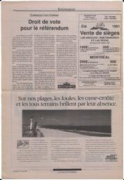 Le Soleil de Colombie, May 31, 1991, page 16