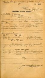 Certificate of City Analyst
