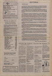 Le Soleil de Colombie, February 6, 1981, page 2