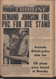   The Pacific Tribune - Friday, September 28, 1951   , page 1