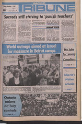   The Pacific Tribune - Friday, October 1, 1982   , page 1