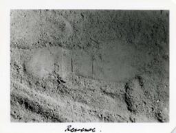 Shoe print photograph A: [19--]