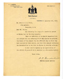 Letter to Vance, from F.T. Underhill: 06-Dec-23