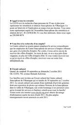   L'ANSE-AU-SABLE, 2011   , page 7