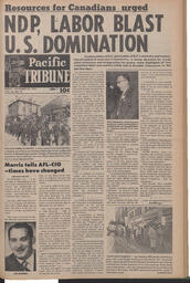   The Pacific Tribune - Friday, November 22, 1963   , page 1