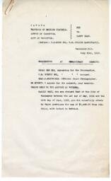 Excerpt: Proceedings at Preliminary Hearing: 23-Jul-36