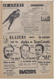 Le Soleil de Colombie, October 11, 1974, page 15