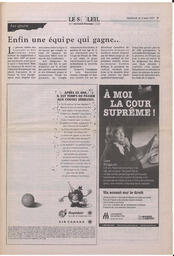 Le Soleil de Colombie-Britannique, May 16, 1997, page 9