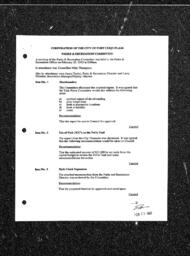 1993-02-25 - City of Port Coquitlam - Parks & Recreation Committee - Minutes