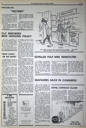   The Western Canadian Lumber Worker, Vol. XXXVI, No. 9, 1st Issue May 1968   , page 2