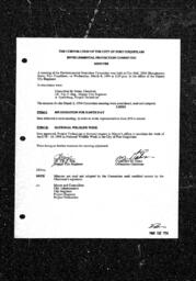 1994-03-08 - City of Port Coquitlam - Environmental Protection Committee - Agenda