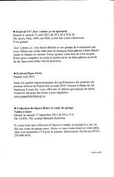   L'ANSE-AU-SABLE, 2011   , page 6