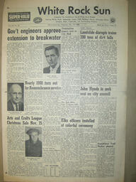 The White Rock Sun, November 13, 1958 (Page 1)