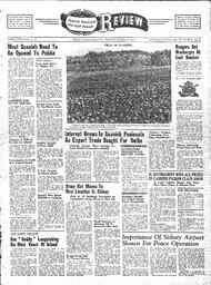 Saanich Peninsula And Gulf Islands Review Wed, November 28, 1945 (Page 1)