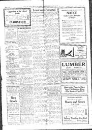 Sidney And Islands Review Thu, July 29, 1920 (Page 4)
