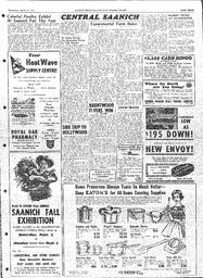 Saanich Peninsula And Gulf Islands Review Wed, August 10, 1960 (Page 3)