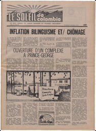 Le Soleil de Colombie, October 15, 1976, page 1