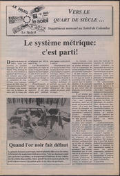 Le Soleil de Colombie, July 31, 1992, page 9