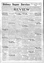 Saanich Peninsula And Gulf Islands Review Wed, October 10, 1934 (Page 1)