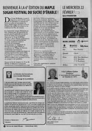  MAPLE SUGAR FESTIVAL DU SUCRE D'ÉRABLE, 2006   , page 4